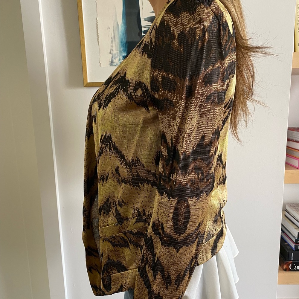 Dvf Python Jacket - Size 8 - image 3